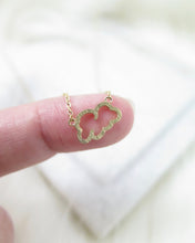 Load image into Gallery viewer, Gold Plated Tiny Cloud Necklace
