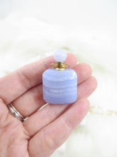 Load image into Gallery viewer, Crystal Vial Square Necklace