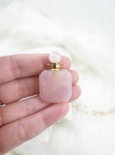 Load image into Gallery viewer, Crystal Vial Square Necklace