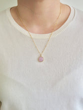 Load image into Gallery viewer, Square Rose Quartz Necklace
