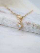 Load image into Gallery viewer, North Star Opal Paperclip Chain Necklace
