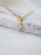 Load image into Gallery viewer, North Star Opal Paperclip Chain Necklace