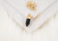 Load image into Gallery viewer, Black Onyx Spike Necklace
