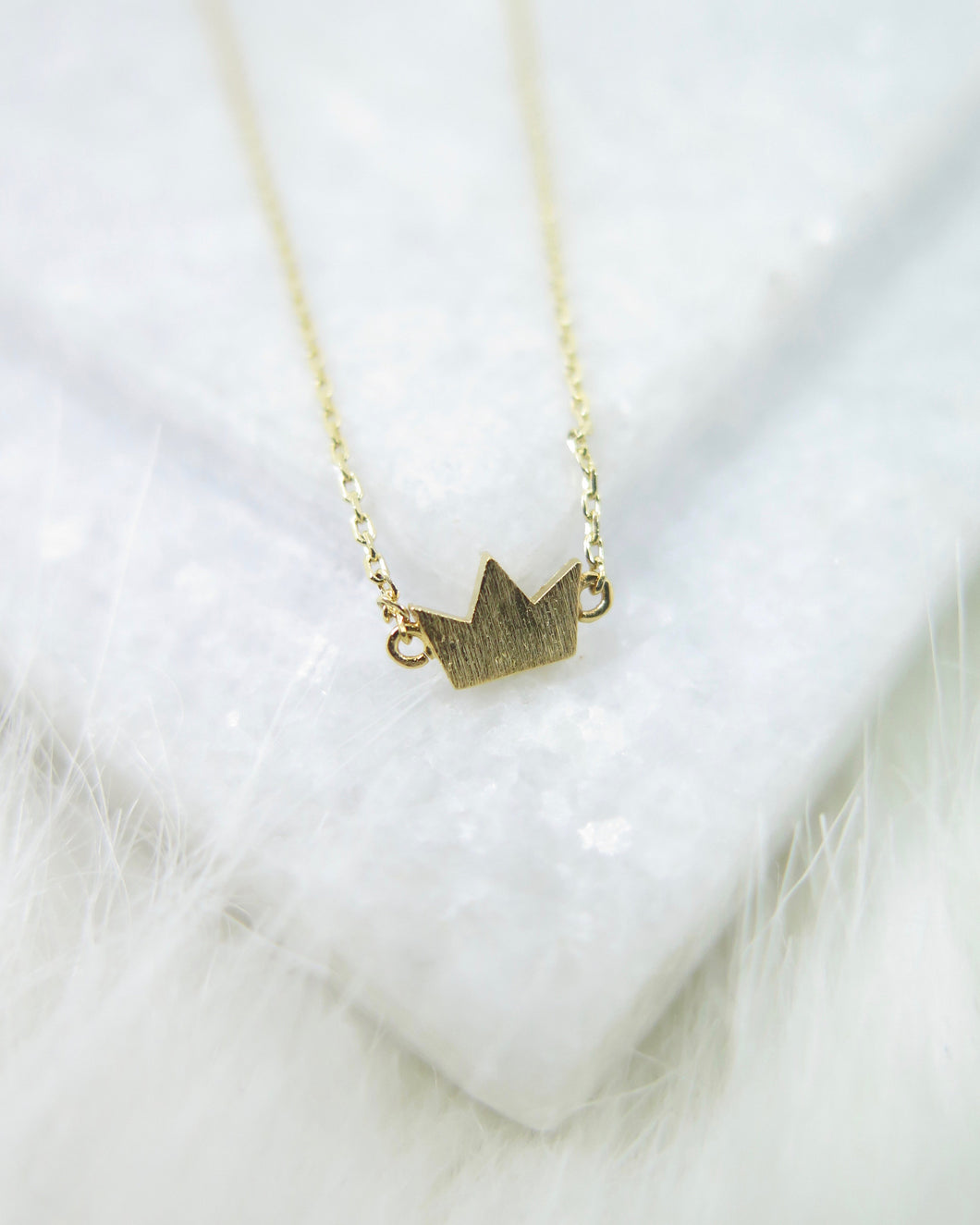 Gold Plated Tiny Crown