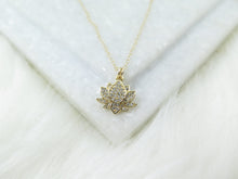Load image into Gallery viewer, Gold Lotus Necklace
