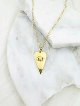 Load image into Gallery viewer, Evil Eye Heart Necklace
