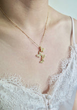 Load image into Gallery viewer, Gold CZ Butterfly Necklace

