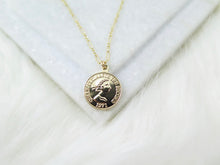 Load image into Gallery viewer, Gold Small Coin Necklace
