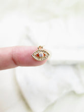 Load image into Gallery viewer, Tiny Evil Eye CZ Necklace
