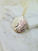 Load image into Gallery viewer, Coin Medallion Necklace
