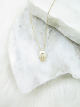 Load image into Gallery viewer, Tiny Hamsa Necklace
