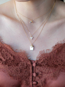 Square Freshwater Baroque Pearl Necklace