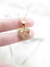 Load image into Gallery viewer, Heart Gold Necklace
