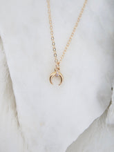Load image into Gallery viewer, Tiny Crescent Moon Necklace
