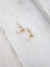 Load image into Gallery viewer, Tiny Pearl Earrings
