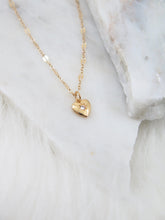 Load image into Gallery viewer, Heart CZ Gold Necklace
