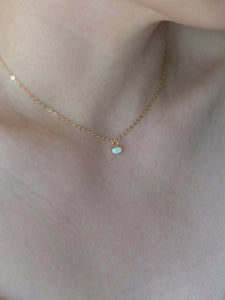 Tiny Opal necklace